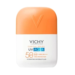 VICHY CAPITAL SOLEIL UV AQUA NEVIDLJIVI HIDRACIJSKI FLUID SPF50 VISOKA ZAŠTITA, 50 ml