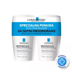 La Roche-Posay 24-satni dezodorans, 50ml, Duo pack