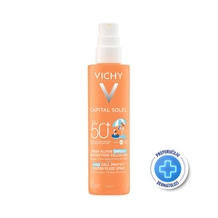 Vichy Capital Soleil vodeni fluid u spreju za djecu za zaštitu stanica kože SPF50+ 200ml