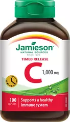 Jamieson Vitamin C 500 mg, tablete za žvakanje s prirodnim okusom naranče