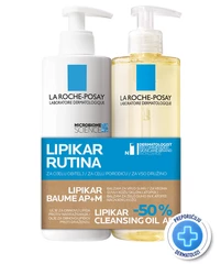 La Roche-Posay Lipikar paket za suhu kožu sklonu atopiji s uljem AP+ i balzamom AP+M