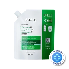 Vichy Dercos Šampon protiv prhuti za normalnu do masnu kosu, 390ml REFILL