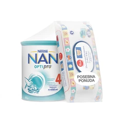 NAN Optipro 4 (24 mj+) 800 g+GRATIS Trudi vlažne maramice 72 komada