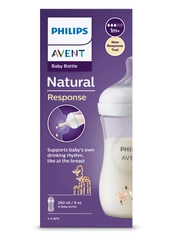 Philips Avent bočica natural 260ml, ŽIRAFA, Response