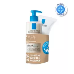 La Roche-Posay lipikar ap+ syndet 400 ml+ refill 400 ml, Promo