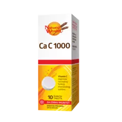 Natural Wealth Ca C 1000, 10 šumećih tableta