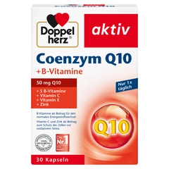 Doppelherz® aktiv Koenzim Q10 + B vitamini, 30 kapsula