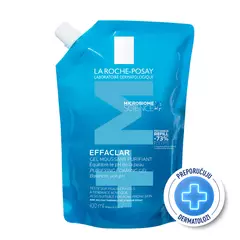 La Roche-Posay EFFACLAR Pjenušavi gel za čišćenje masne, osjetljive kože sklone aknama REFILL, 400 ml