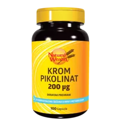 Natural Wealth  Krom pikolinat 200 μg