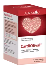AURAXOL CARDIOLIVAL®, macerati gloga i češnjaka u maslinovom ulju, 30 kapsula