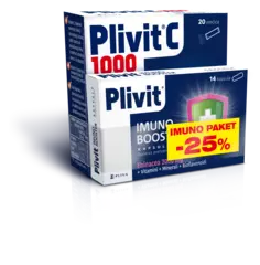 Plivit Imuno booster+ Plivit C 1000 Plus