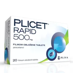 Plicet rapid filmom obložene tablete 20x500mg