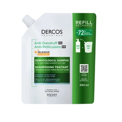 Vichy Dercos Šampon protiv prhuti za normalnu do masnu kosu, 390ml REFILL