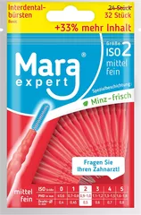 MARA EXPERT BASIC INTERDENTALNA ČETKICA ISO 2 CRVENA  
