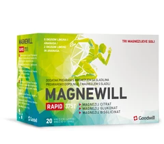 MAGNEWILL RAPID prašak za oralnu otopinu, 20 vrećica
